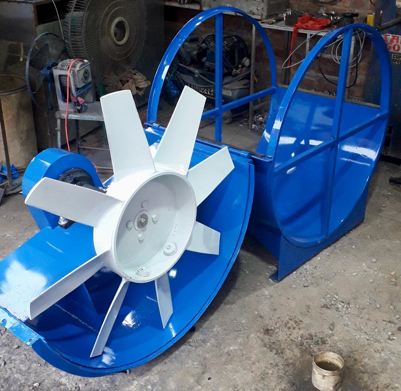 Air exhaust system industrial